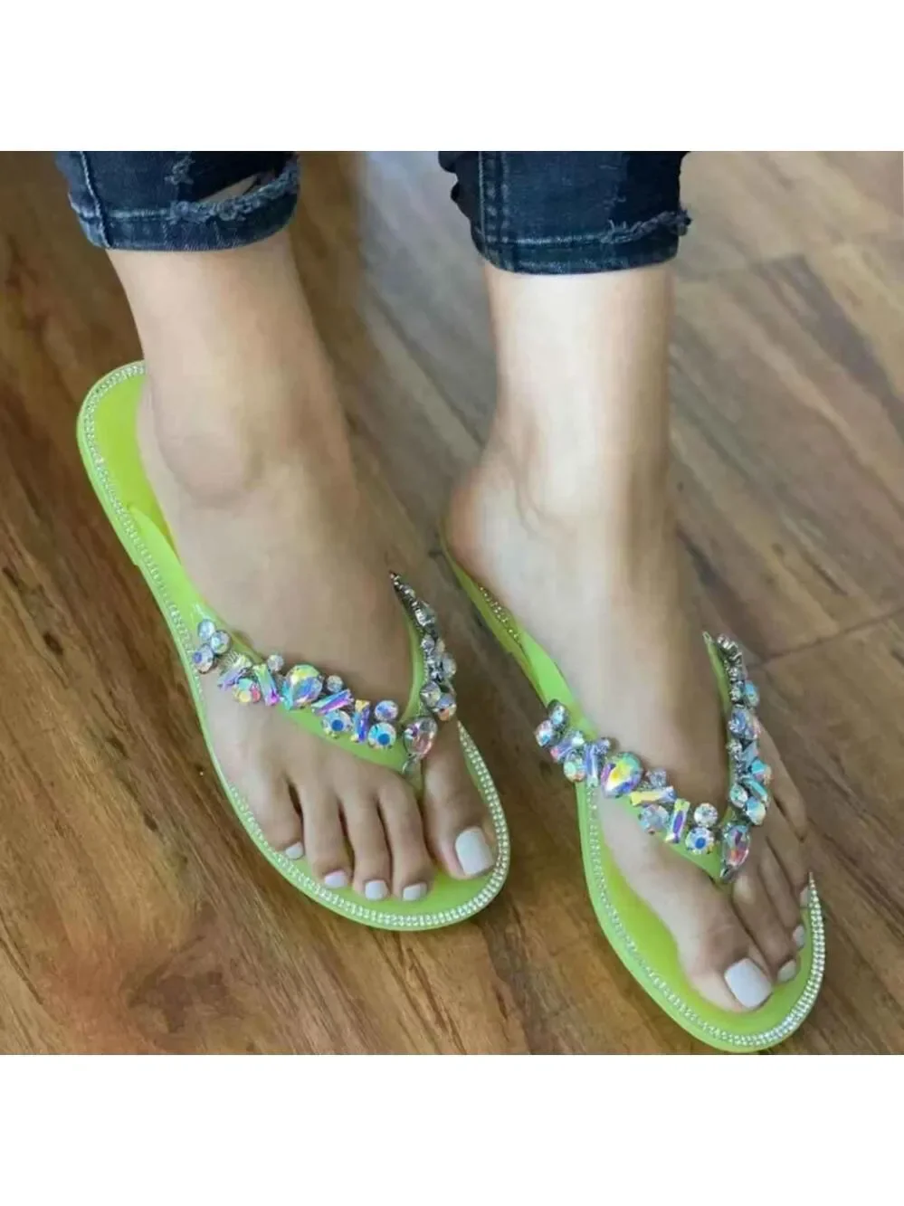 Just In 💚JELLY SANDAL YELLOW Lyme 💚